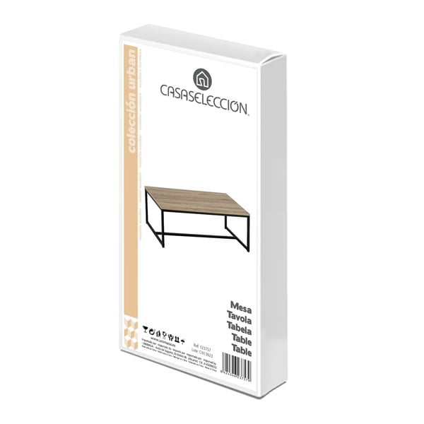 Konferenční stolek v přírodní barvě 50x100 cm Urban – Casa Selección-image-3