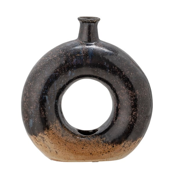 Černá kameninová váza Bloomingville Baldvin-image-2