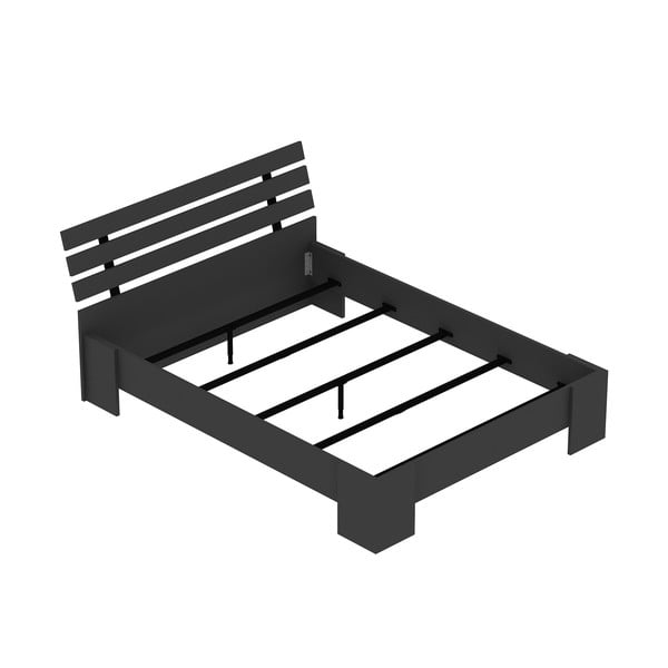 Černá dvoulůžková postel 140x190 cm Kutay – Kalune Design