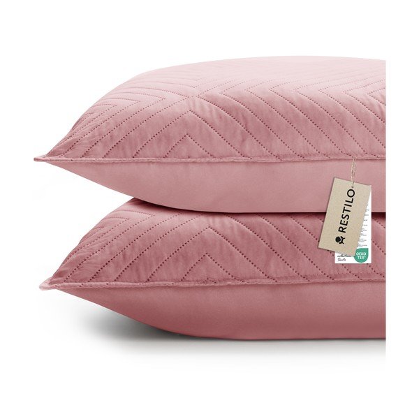 Povlaky na polštáře v sadě 2 ks z mikrovlákna 45x45 cm Softa – Restilo