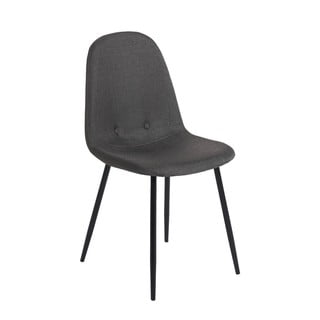 Sada 2 tmavě šedých jídelních židlí Bonami Essentials Lissy