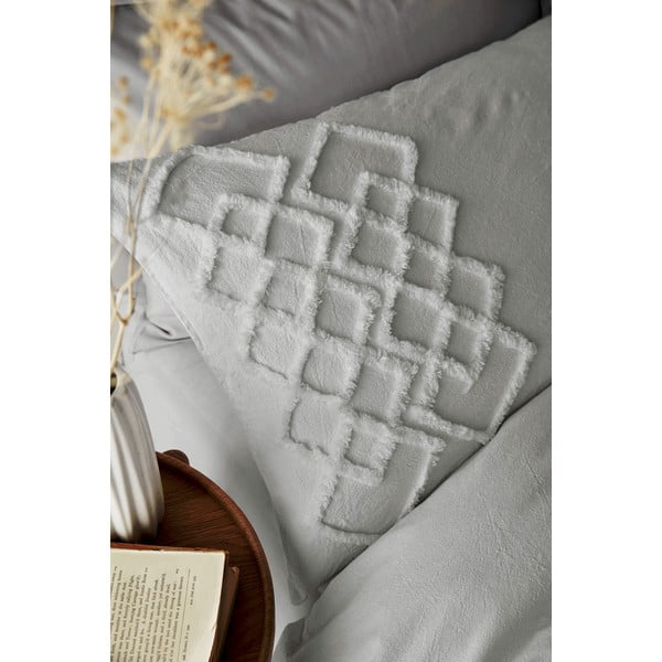 Šedé bavlněné povlečení Pineapple Elephant Diamond, 200 x 200 cm-image-3