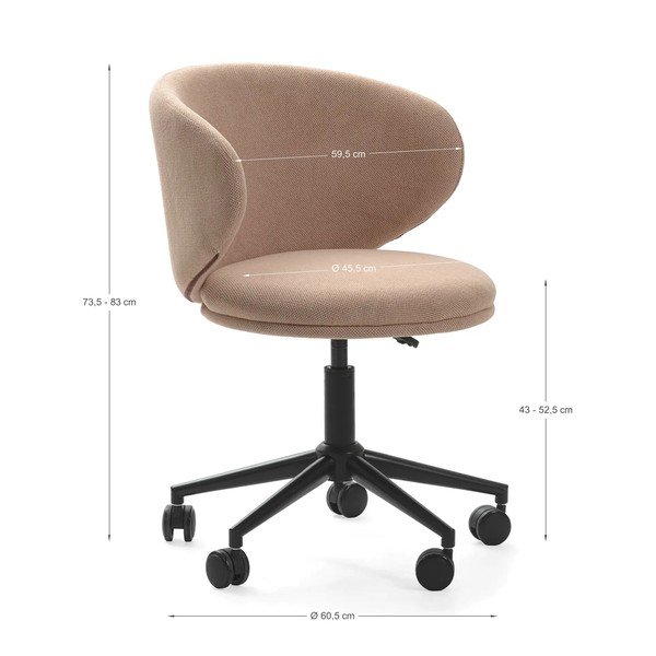 Béžová kancelářská židle Rush – Marckeric-image-4