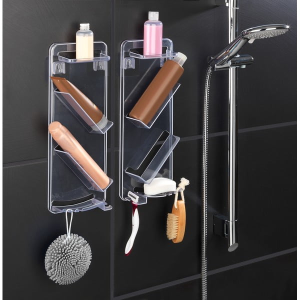 Samodržící koupelnové poličky v sadě 2 ks - Maximex-image-1