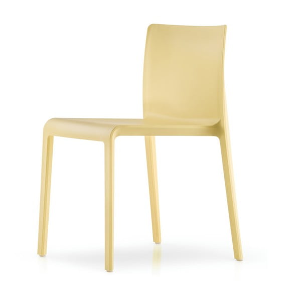 Žlutá židle Pedrali Volt