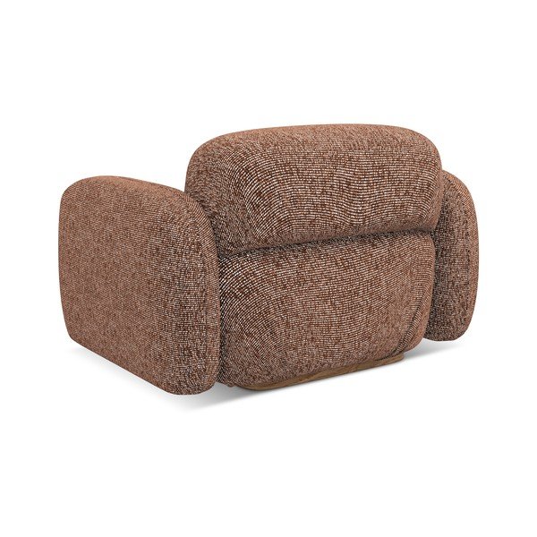 Oranžové/hnědé křeslo Ailani – Makamii-image-4