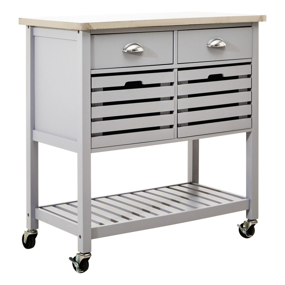 Kuchyňský ostrůvek na kolečkách 46x86 cm Frankfurt – Premier Housewares