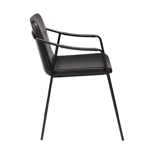 Černá jídelní židle z imitace kůže DAN-FORM Denmark Boto-image-2