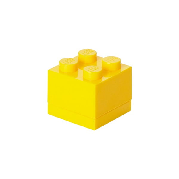 Žlutý úložný box LEGO® Mini Box