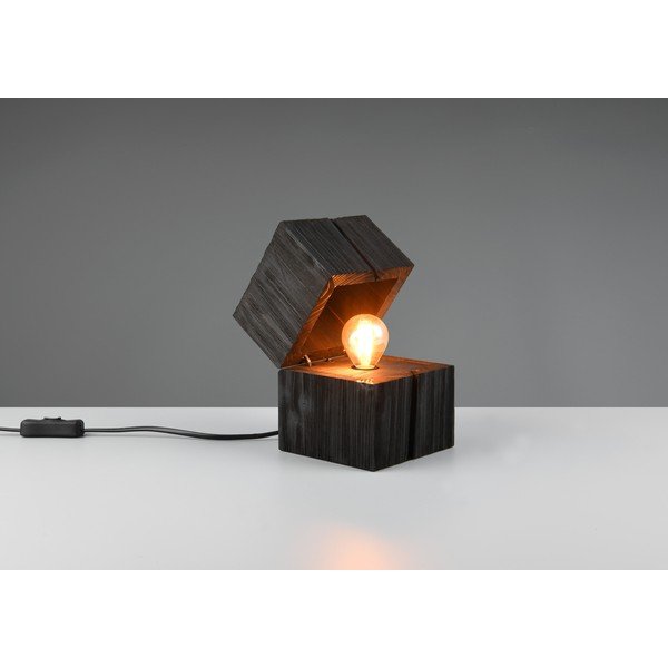 Černá stolní lampa (výška 16 cm) Treasure – Trio-image-2