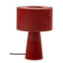 Červená stolní lampa s textilním stínidlem (výška 30 cm) Emmie – Bloomingville