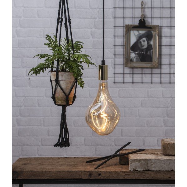 Teplá LED dekorativní stmívatelná žárovka E27, 4 W Industrial – Star Trading-image-3