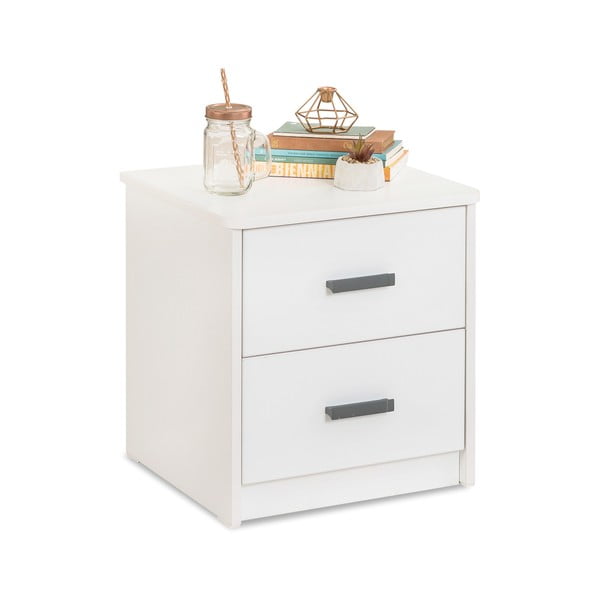 Bílý noční stolek Classic – Kalune Design