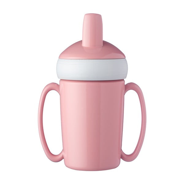 Růžová dětská lahev na vodu Mepal Trainer Mug, 200 ml