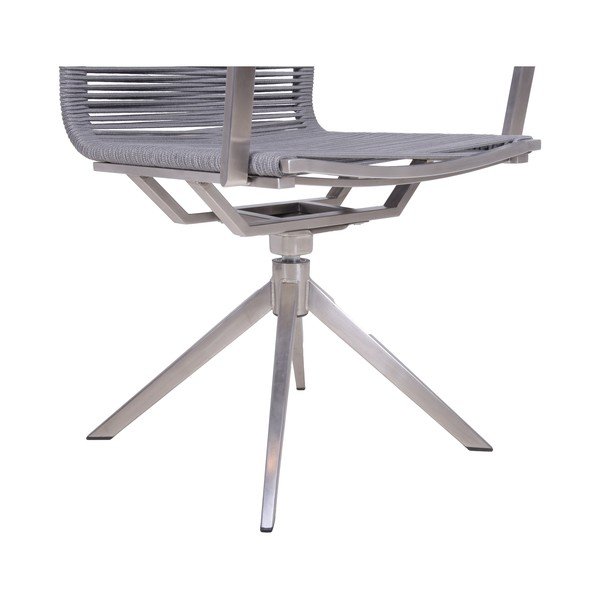 Šedá kovová zahradní židle Rubiera – Garden Pleasure-image-3