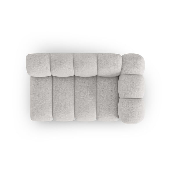 Světle šedý modul pohovky (pravý roh) Lupine – Micadoni Home-image-3