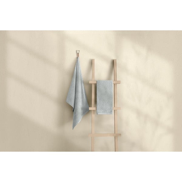 Světle modré bavlněné ručníky a osušky v sadě 2 ks - Foutastic-image-3