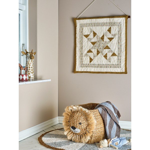 Dětský koš na hračky z proutí v přírodní barvě 52x32x36 cm Harrison – Bloomingville Mini-image-3