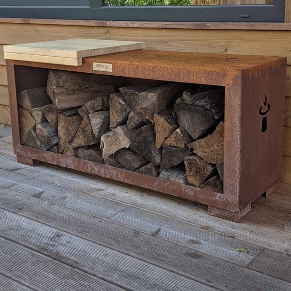 Borovicový sedák na dřevník Remundi-image-1