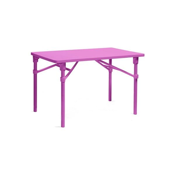 Skládací stůl Zic Purple, růžová