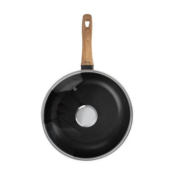 Hliníková pánev s pokličkou Orion Grande Wooden, ø 28 cm-image-3