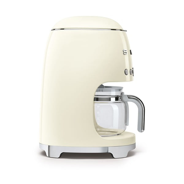 Krémově bílý kávovar na filtrovanou kávu SMEG-image-3