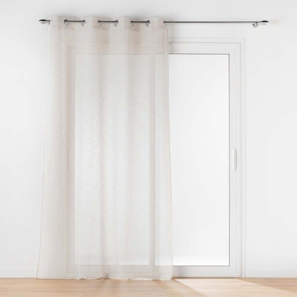 Slonovinová voálová záclona 140x240 cm Carlin – douceur d'intérieur