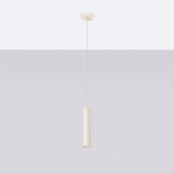 Krémové závěsné svítidlo ø 8 cm Castro – Sollux-image-4