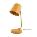 Okrově žlutá kovová stolní lampa (výška 38,5 cm) Encantar – Leitmotiv