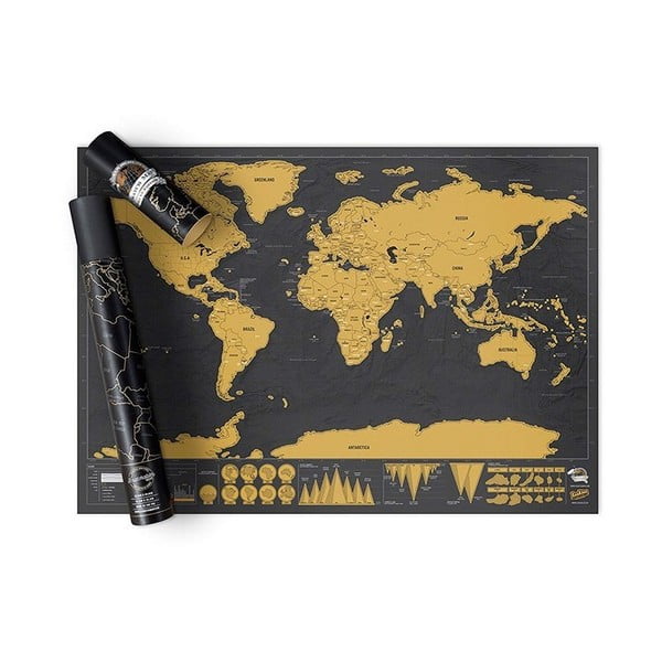 Stírací mapa světa Ambiance Travelling-image-2