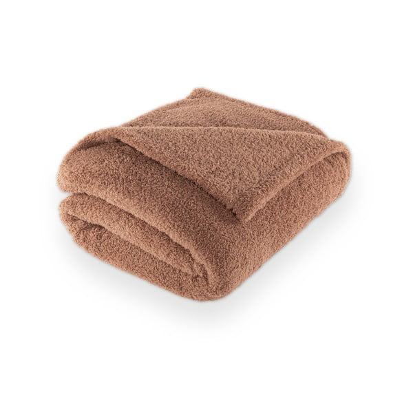 Hnědá deka z mikroplyše 150x200 cm Cocoon – Tiseco Home Studio