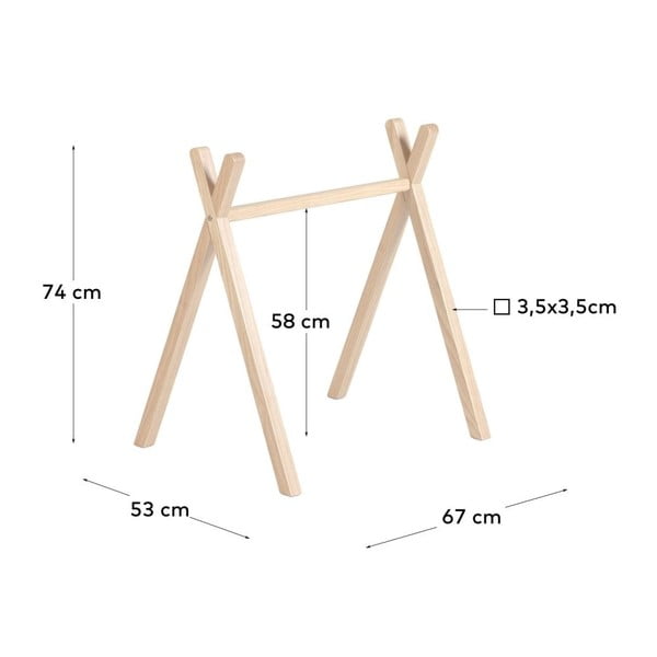 Dětská hrazdička Maralis – Kave Home-image-3