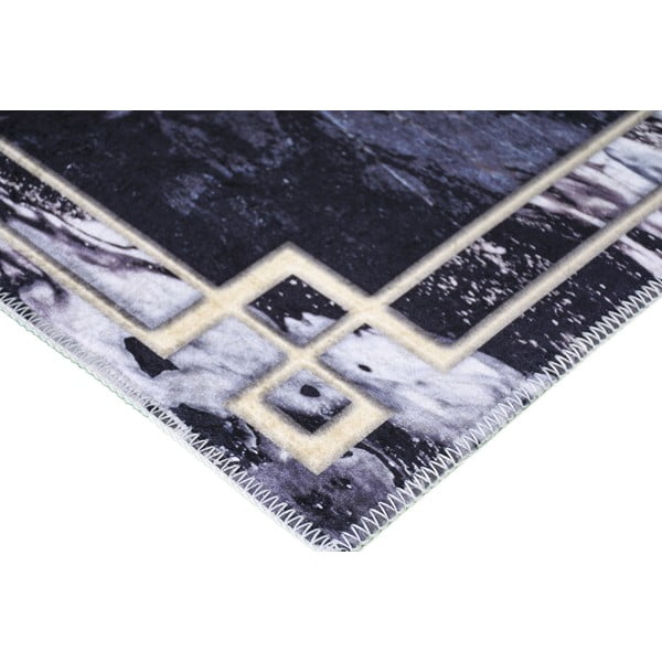 Černý koberec Vitaus Willow, 160 x 230 cm-image-2