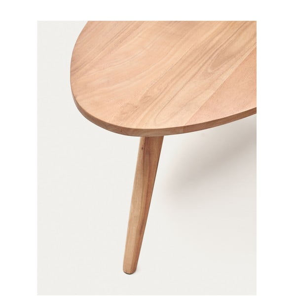 Konferenční stolek z masivu akácie v přírodní barvě 60x110 cm Eluana – Kave Home-image-3