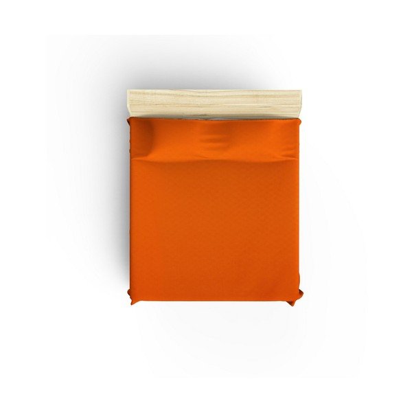 Oranžový bavlněný přehoz na dvoulůžko 200x240 cm Orange - Mijolnir-image-1