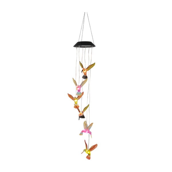 Závěsná solární LED dekorace Best Season Hummingbirds, 6 světýlek