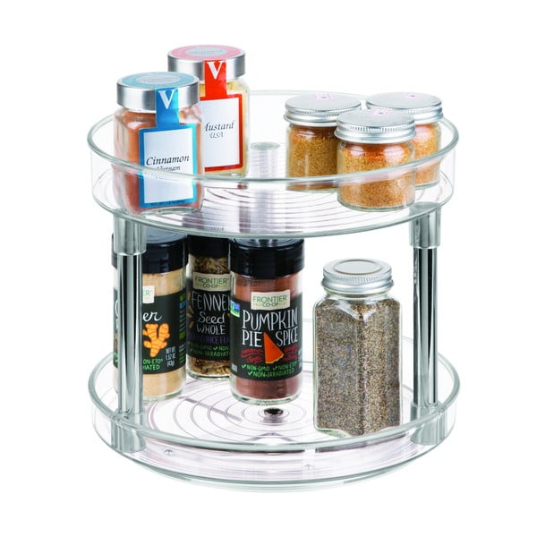 Otočný stojan na dochucovadla iDesign Linus, ⌀ 22,9 cm-image-2