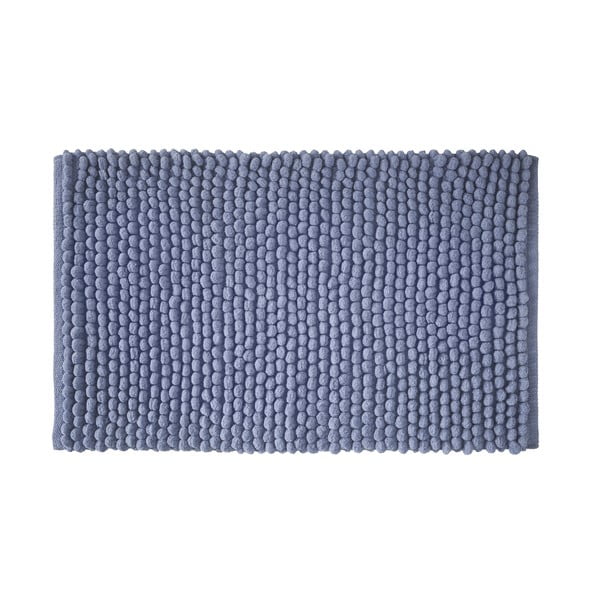 Modrá koupelnová předložka 50x80 cm Aspen Bobble – Bianca