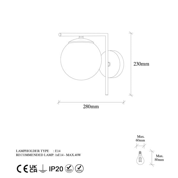 Nástěnné svítidlo ve zlaté barvě ø 15 cm Antique – Opviq lights-image-4