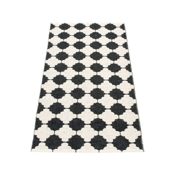 Černo-bílý vnitřní a venkovní běhoun 70x150 cm Marre Black Coral  – Pappelina-image-2