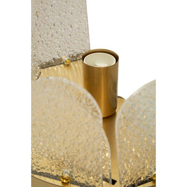 Skleněné nástěnné svítidlo ve zlaté barvě Gris – Mauro Ferretti-image-3