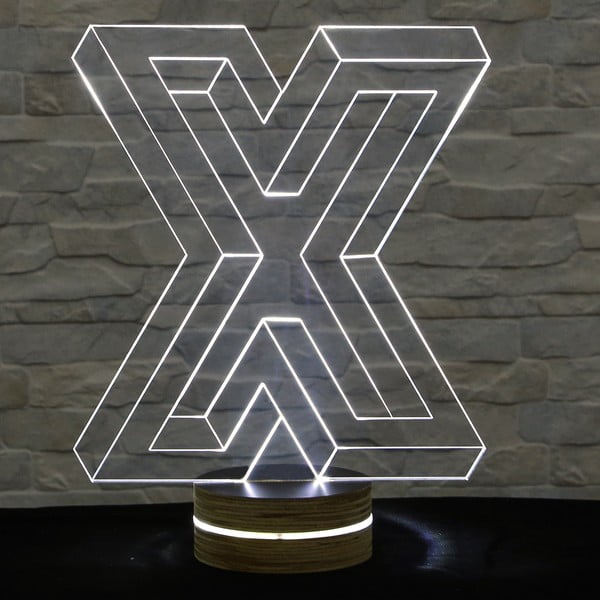 3D stolní lampa Big X