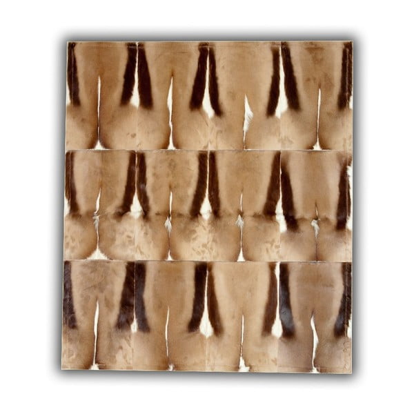 Koberec z pravé kůže Springbok, 120x180 cm