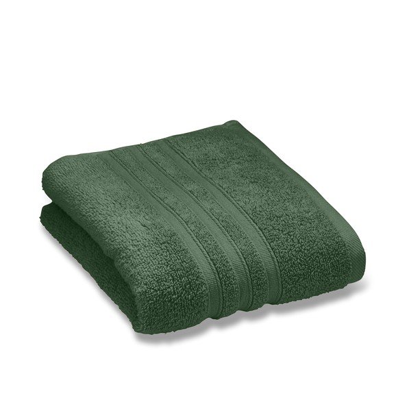 Tmavě zelené froté bavlněné osušky v sadě 2 ks 90x140 cm Zero Twist – Catherine Lansfield