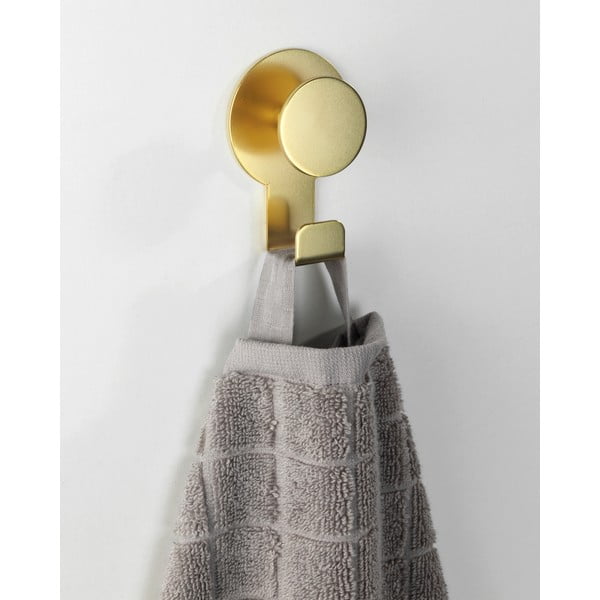 Matný nástěnný háček ve zlaté barvě Wenko Blandas-image-1