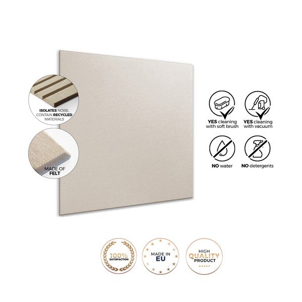 Látkové akustické panely v sadě 2 ks 60x60 cm Light Timber II – Styler-image-4