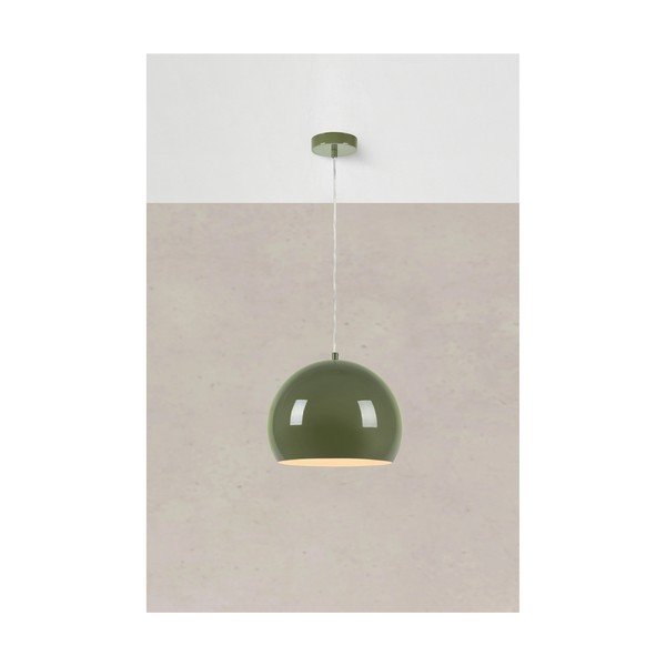 Zelené závěsné svítidlo s kovovým stínidlem ø 28 cm Pop – Markslöjd-image-1