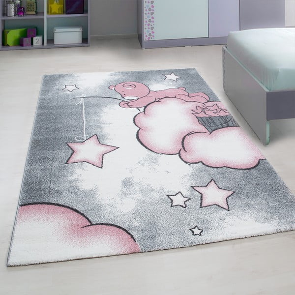 Růžovo-šedý dětský koberec 120x170 cm Kids – Ayyildiz Carpets-image-1
