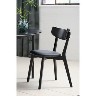 Černé jídelní židle v sadě 2 ks Pero – Unique Furniture