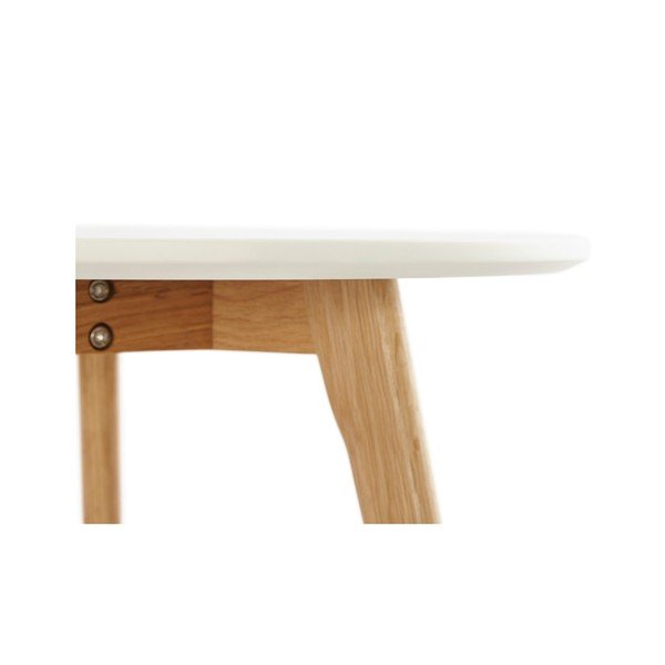 Sada 2 odkládacích stolků s bílou deskou Kokoon Espino-image-4